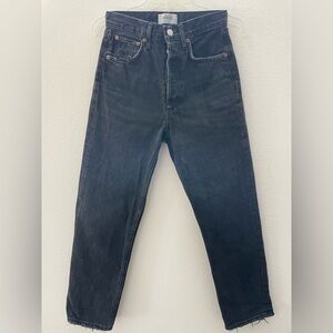 Agolde 90s crop jean (Tar color, size 23)